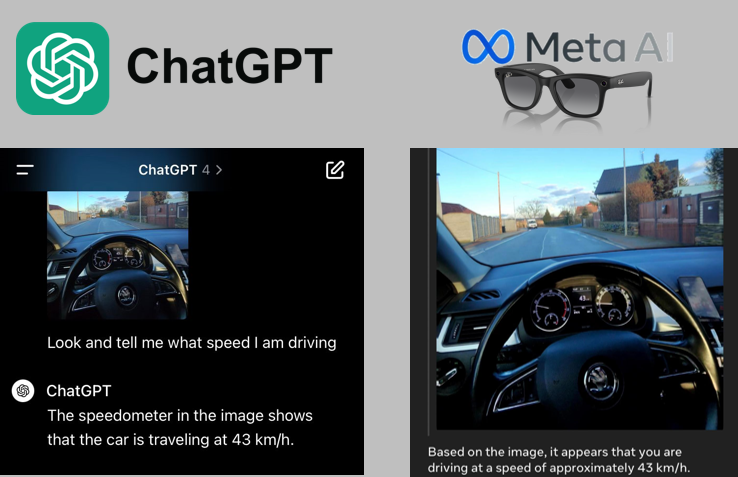 RayBan Meta & AI beta (vs. ChatGPT)