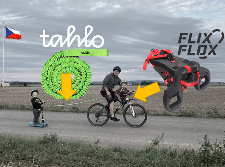 Flixflox a TAHLO - s dětmi na kole