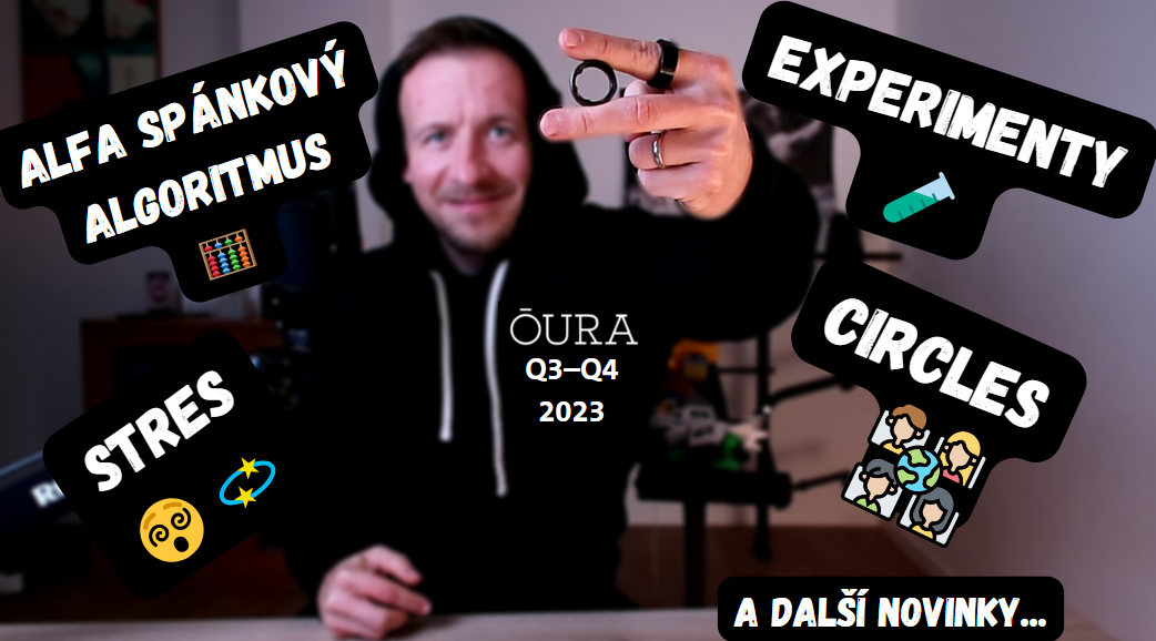 Oura Ring Q4 2023 - Circles, stres, tagy, experimenty a další novinky