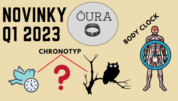 Oura Ring Q1 2023 novinky - chronotyp a hodiny