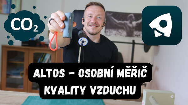 Altos - recenze osobního měřiče kvality vzduchu (zj. CO2)